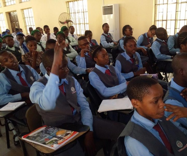 Students listening with rapt attention