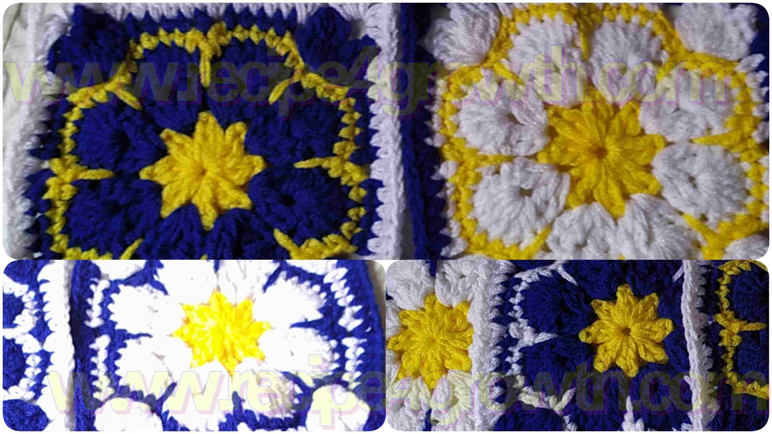 how to crochet granny square