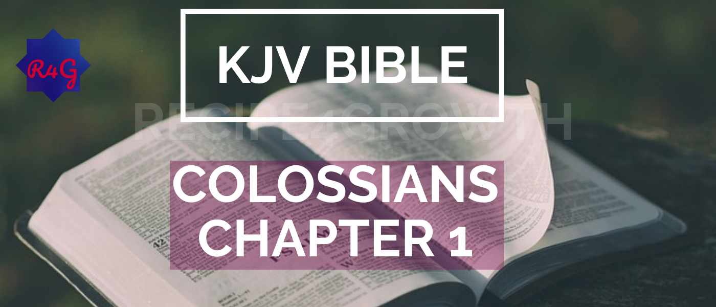 COLOSSIANS CHAPTER ONE