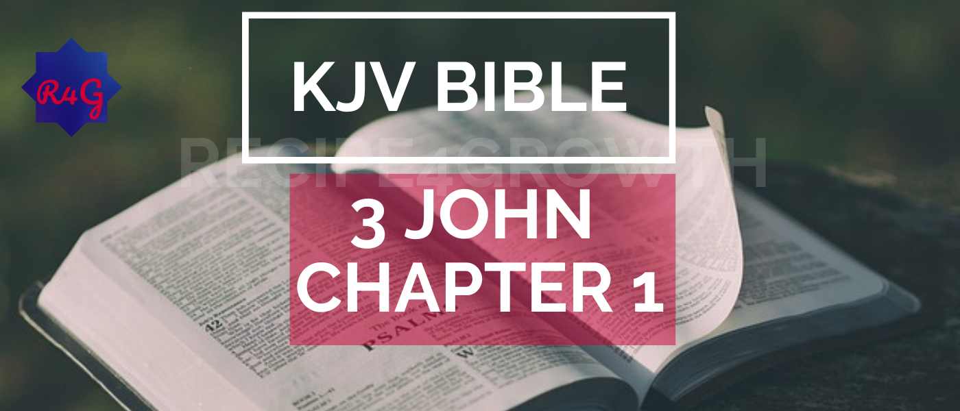 THIRD JOHN CHAPTER ONE